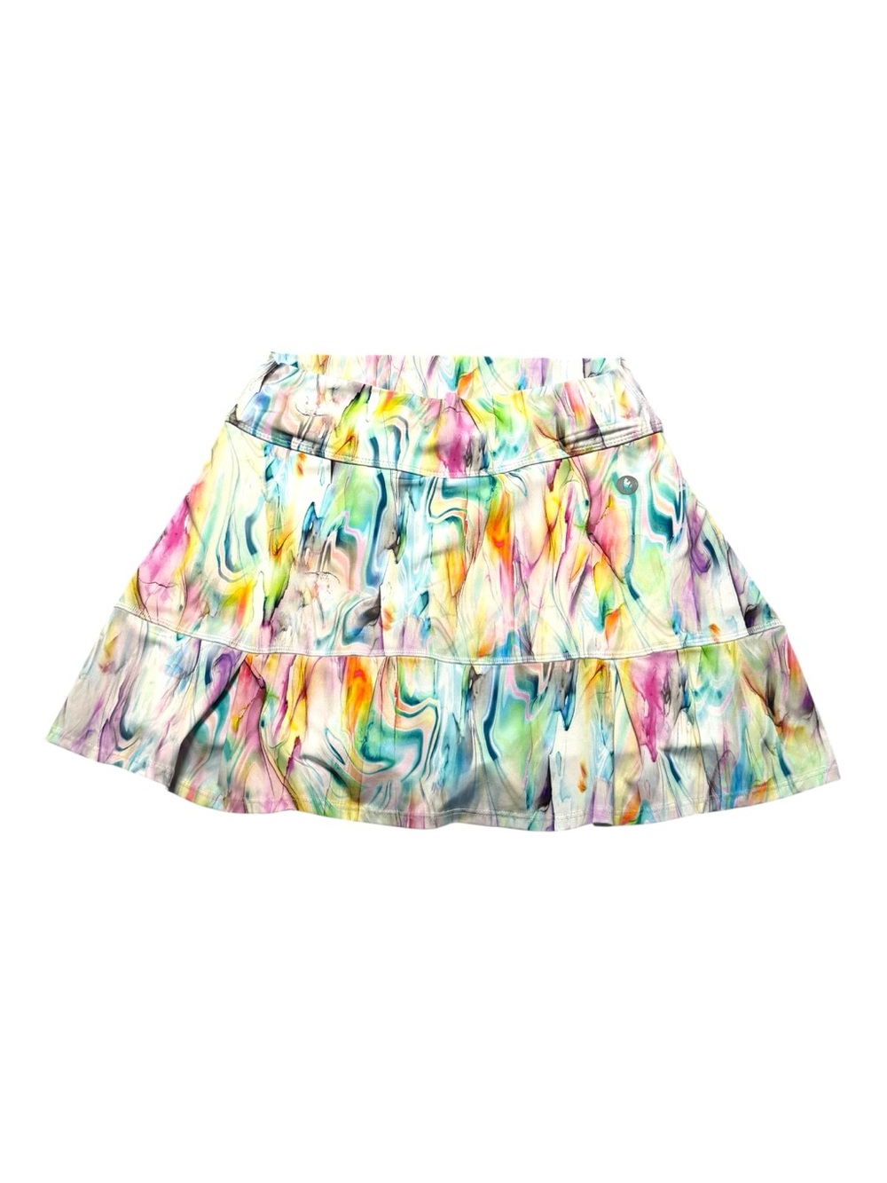 DONA JO Women’s Medium Skort Colorful Golf Tennis Pixkleball Preppy Athleisure